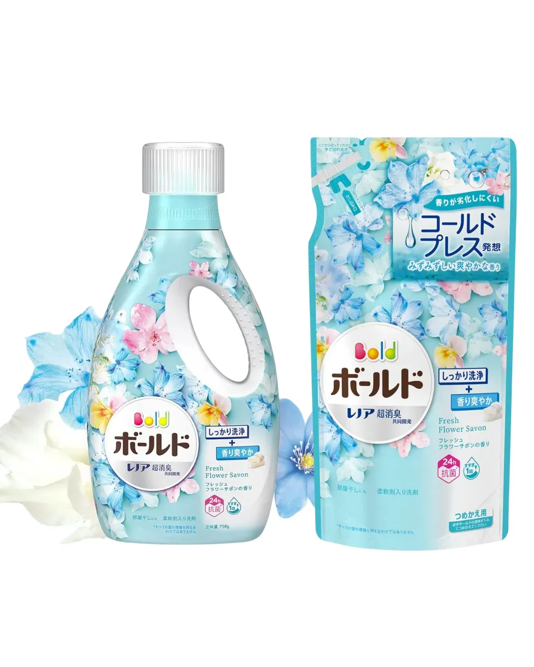 Bold Liquid Laundry Detergent, 640ml + Refill, 400ml